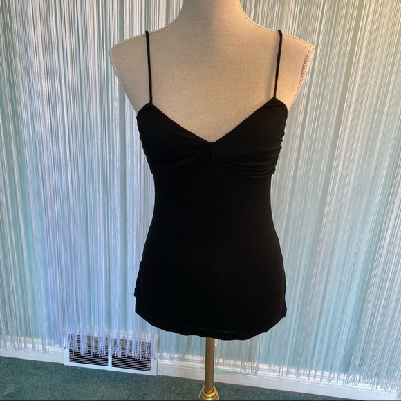 Black Open Back Padded Spaghetti Straps NWT Size S - Picture 2 of 14